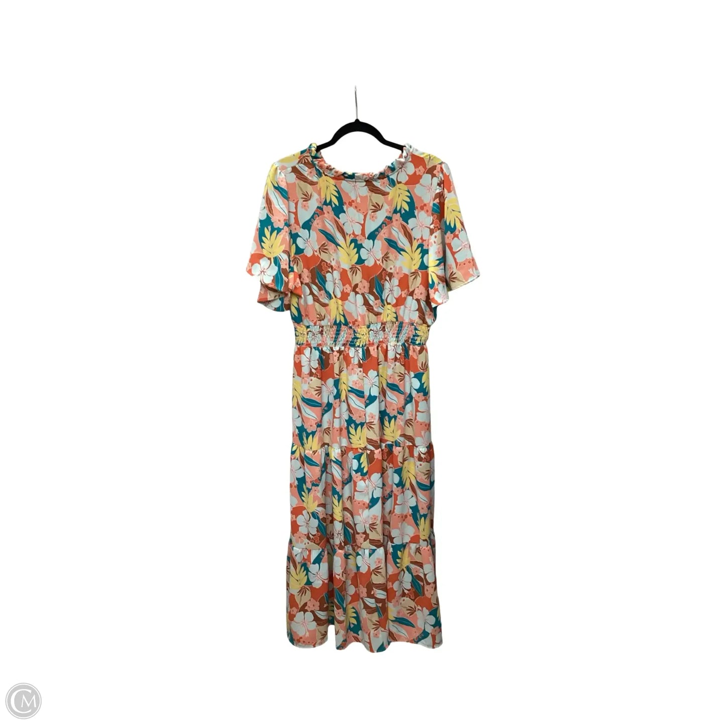 Dress Casual Maxi By Haptics In Floral Print, Size: 1x