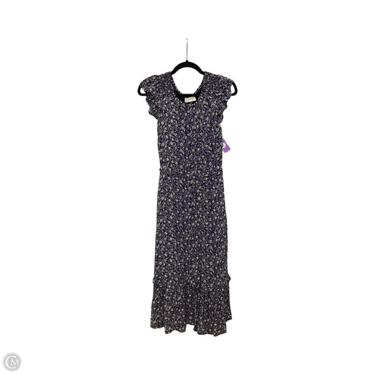 Dress Casual Midi By Universal Thread In Floral Print, Size: Xs