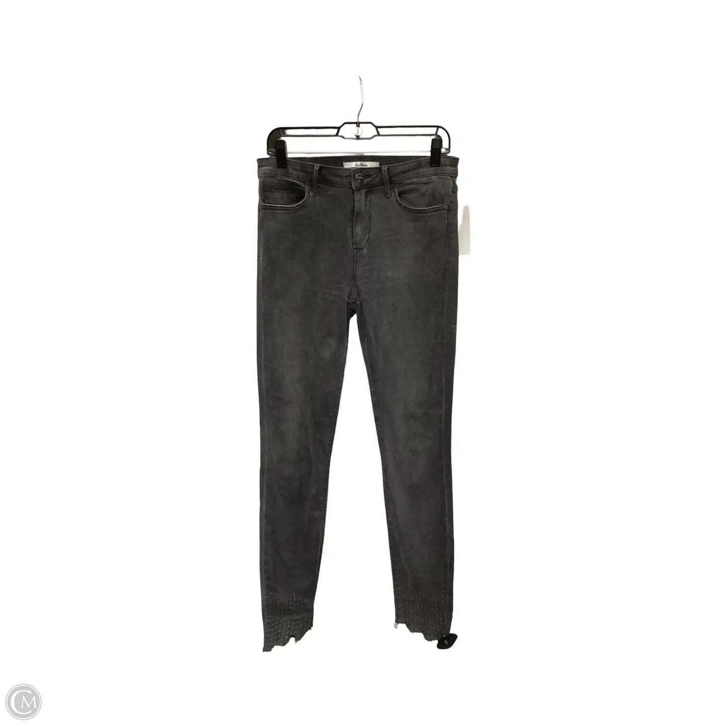 Designer Jeans Cropped By Sam Edelman In Black Denim, Size: 10