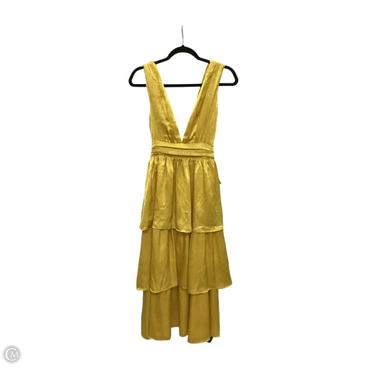 Dress Casual Maxi By Lulus In Yellow, Size: S