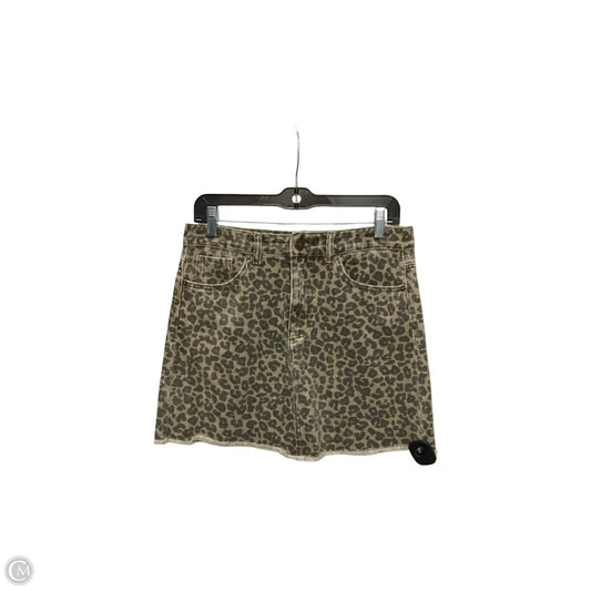 Skirt Mini & Short By Mudpie In Animal Print, Size: S