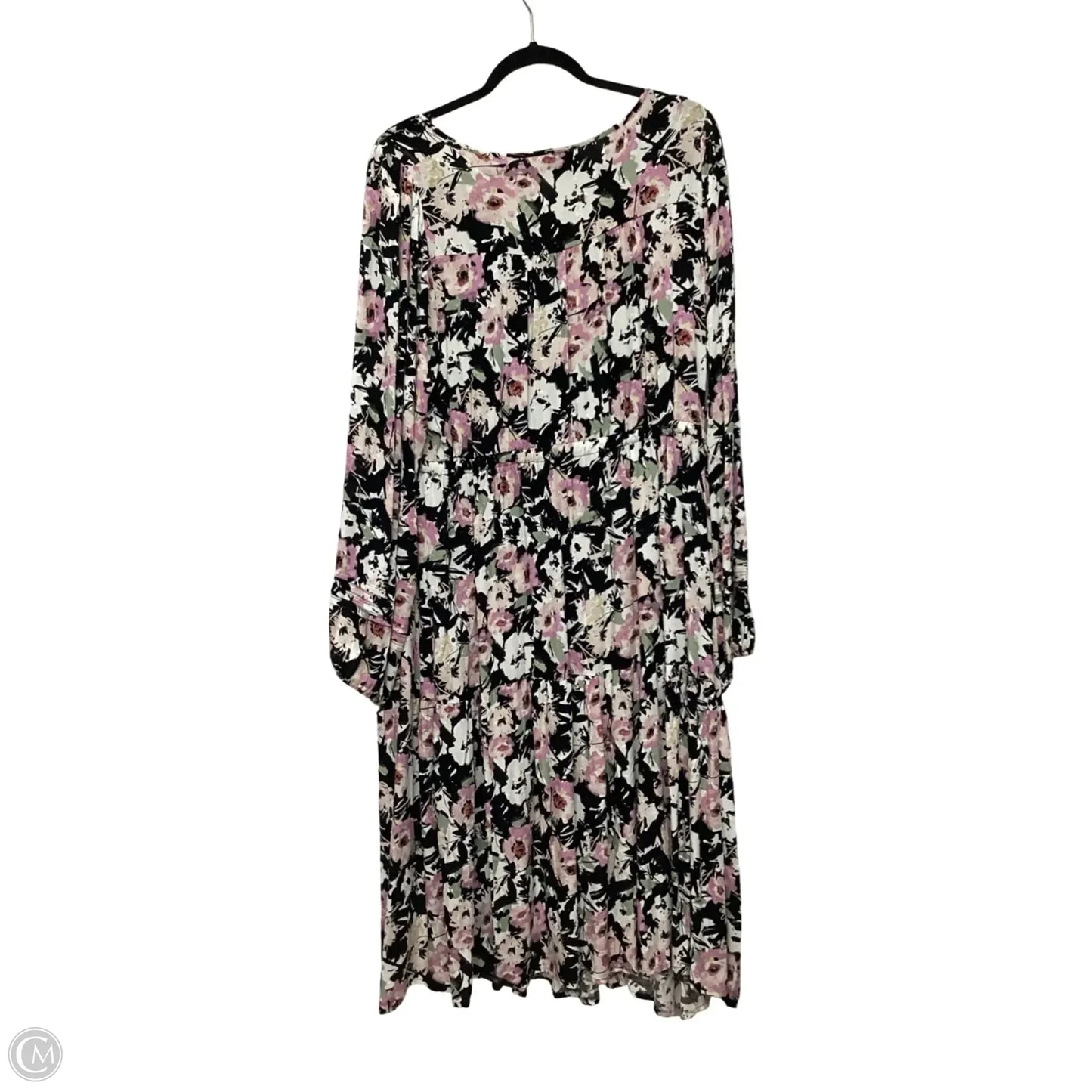 Dress Casual Midi By Torrid In Floral Print, Size: 1x