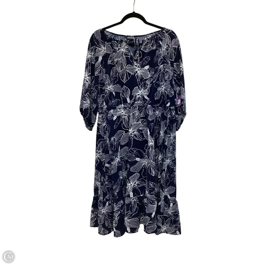 Dress Casual Short By Bloomchic In Navy, Size: 14