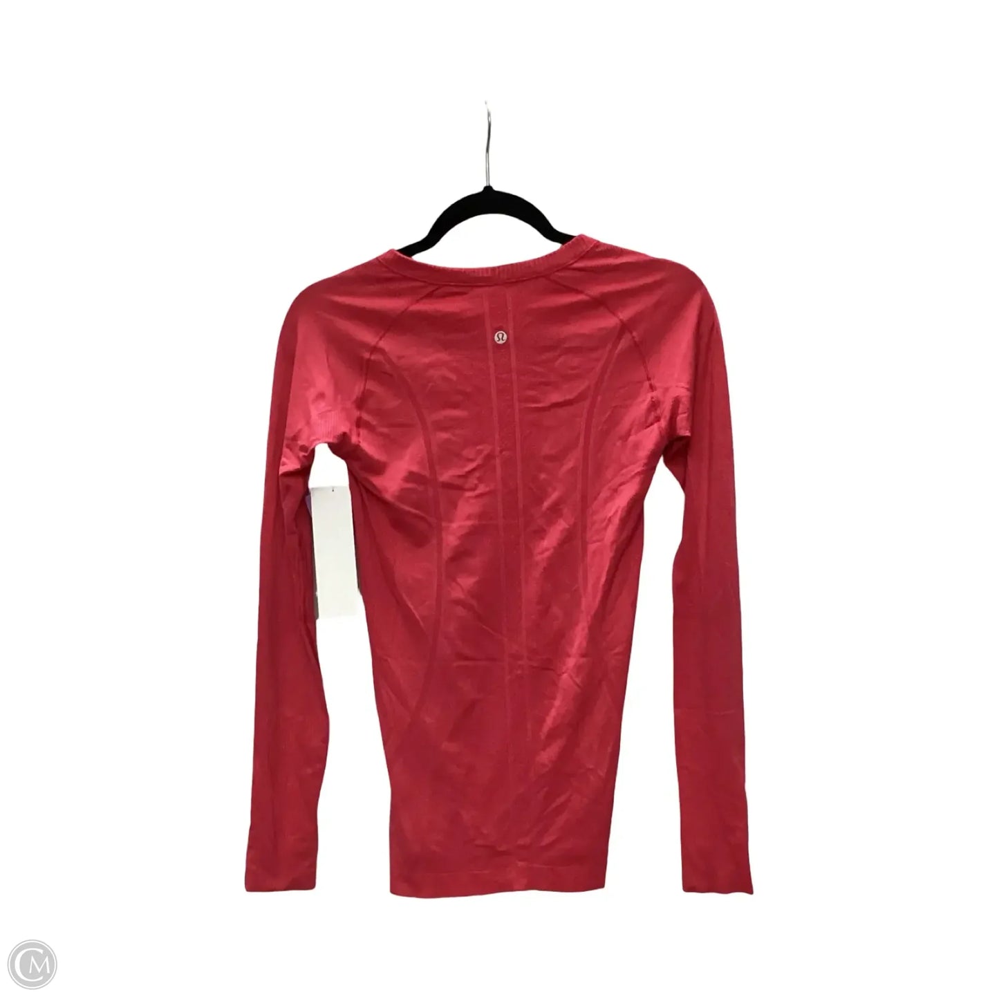 Athletic Top Long Sleeve Crewneck By Lululemon In Red, Size: 6