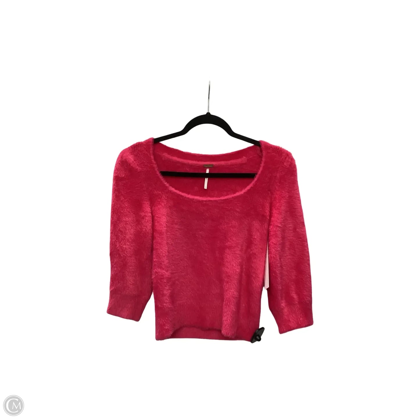 Blouse 3/4 Sleeve By Free People In Pink, Size: S