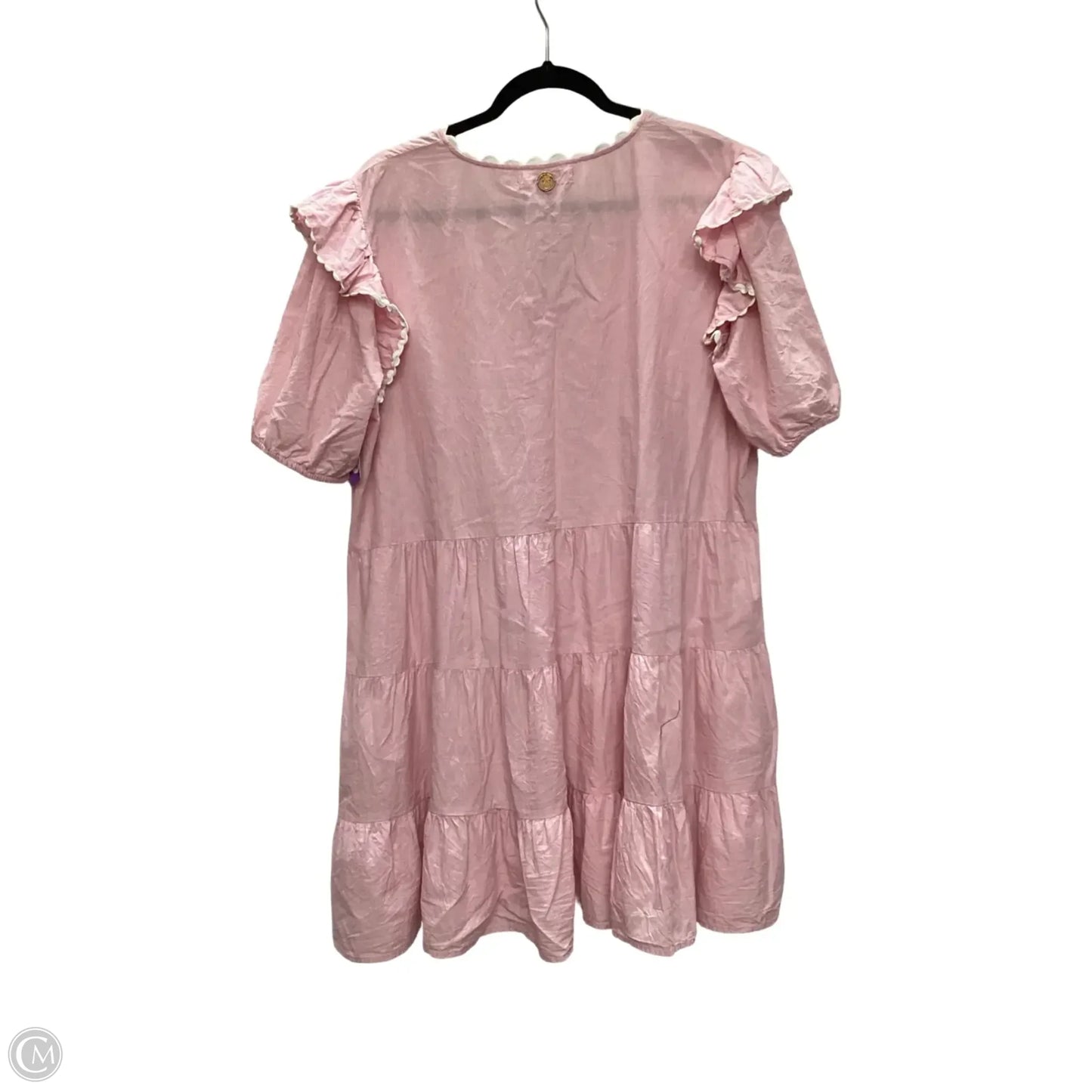Dress Casual Short By Simply Southern In Pink, Size: L