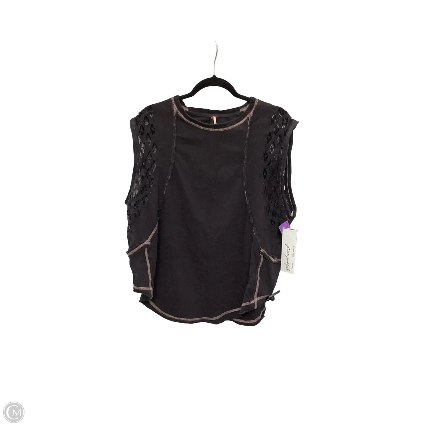 Blouse Sleeveless By Free People In Black, Size: Xs