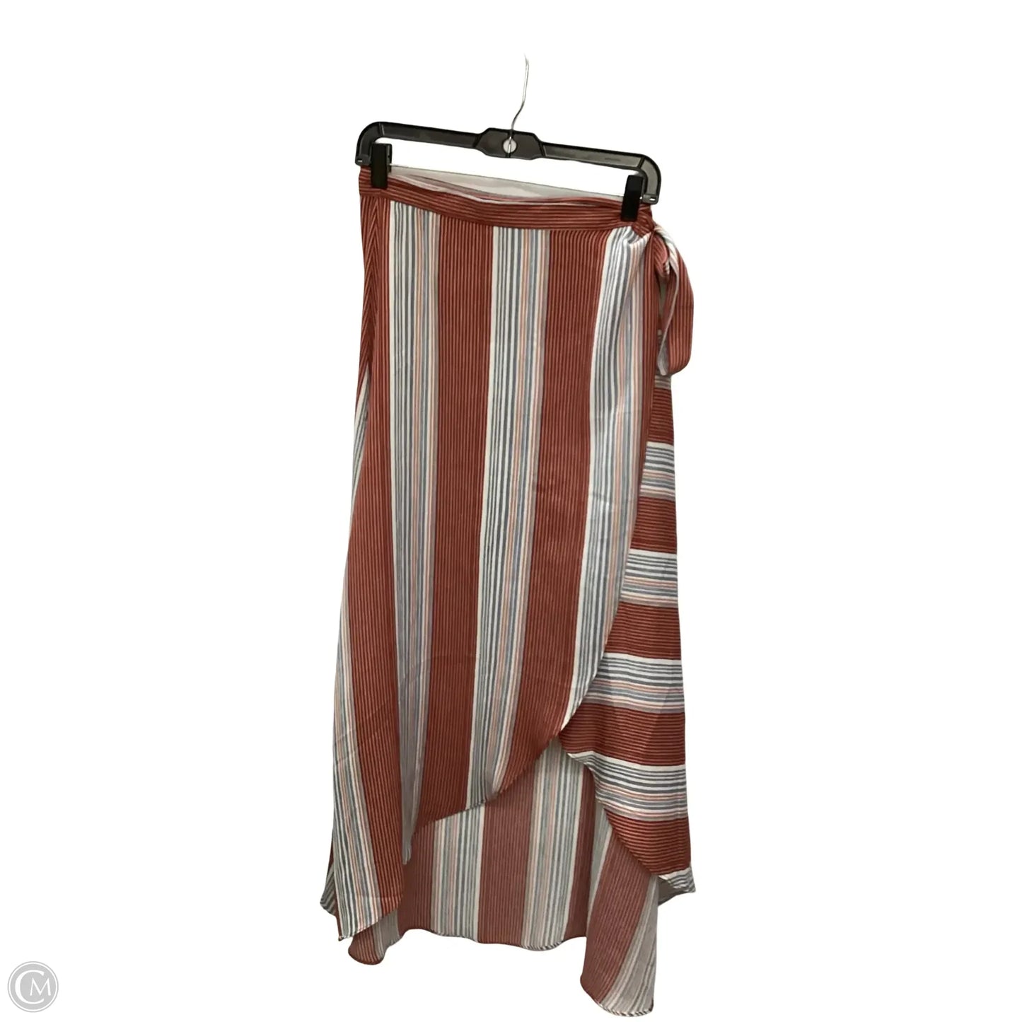 Skirt Midi By Lavender Field In Striped Pattern, Size: L