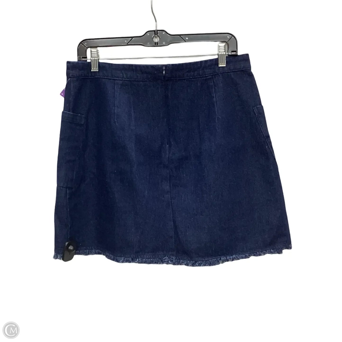 Skirt Mini & Short By Umgee In Blue Denim, Size: M