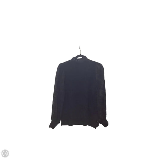 Blouse Long Sleeve By Chicos In Black, Size: M