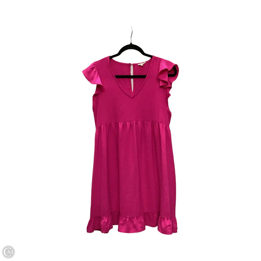 Dress Casual Short By Jodifl In Pink, Size: S