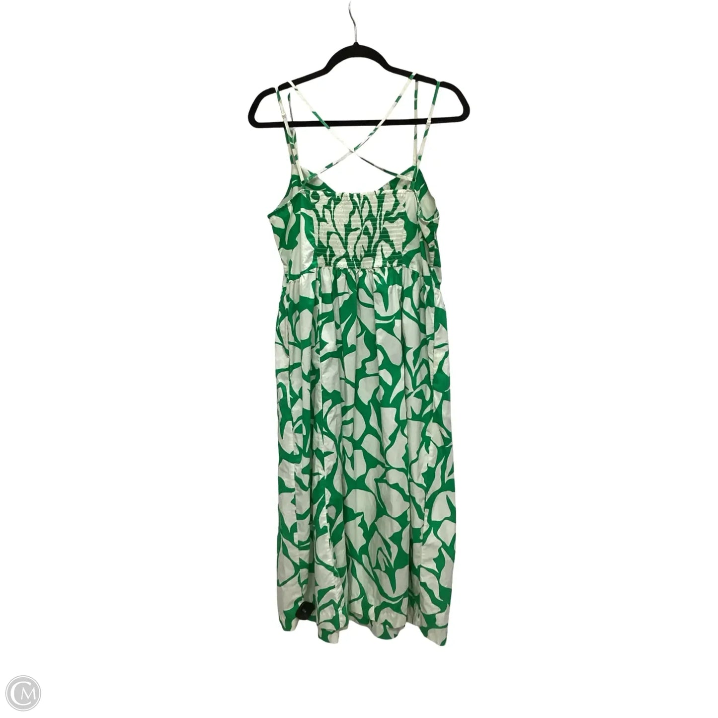 Dress Casual Short By A New Day In Green & White, Size: L