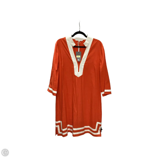 Designer Dress Midi By Preston And New York In Orange, Size: 18