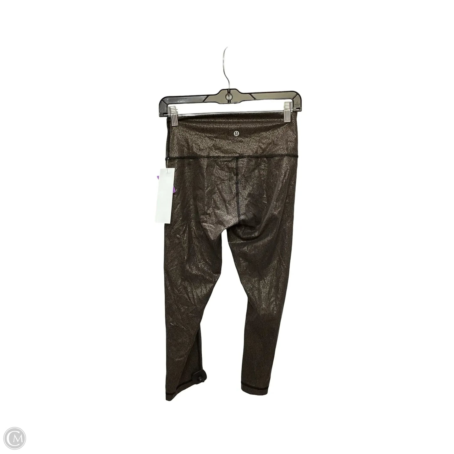 Athletic Capris By Lululemon In Gold, Size: 6