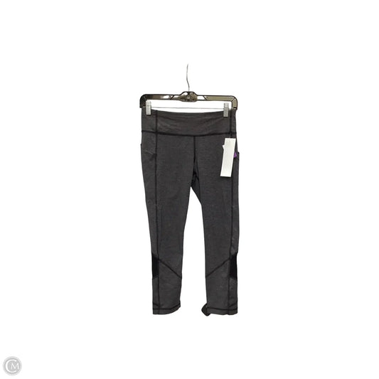 Athletic Capris By Lululemon In Grey, Size: 6