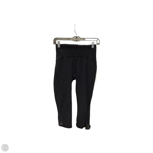 Athletic Capris By Lululemon In Black, Size: 6