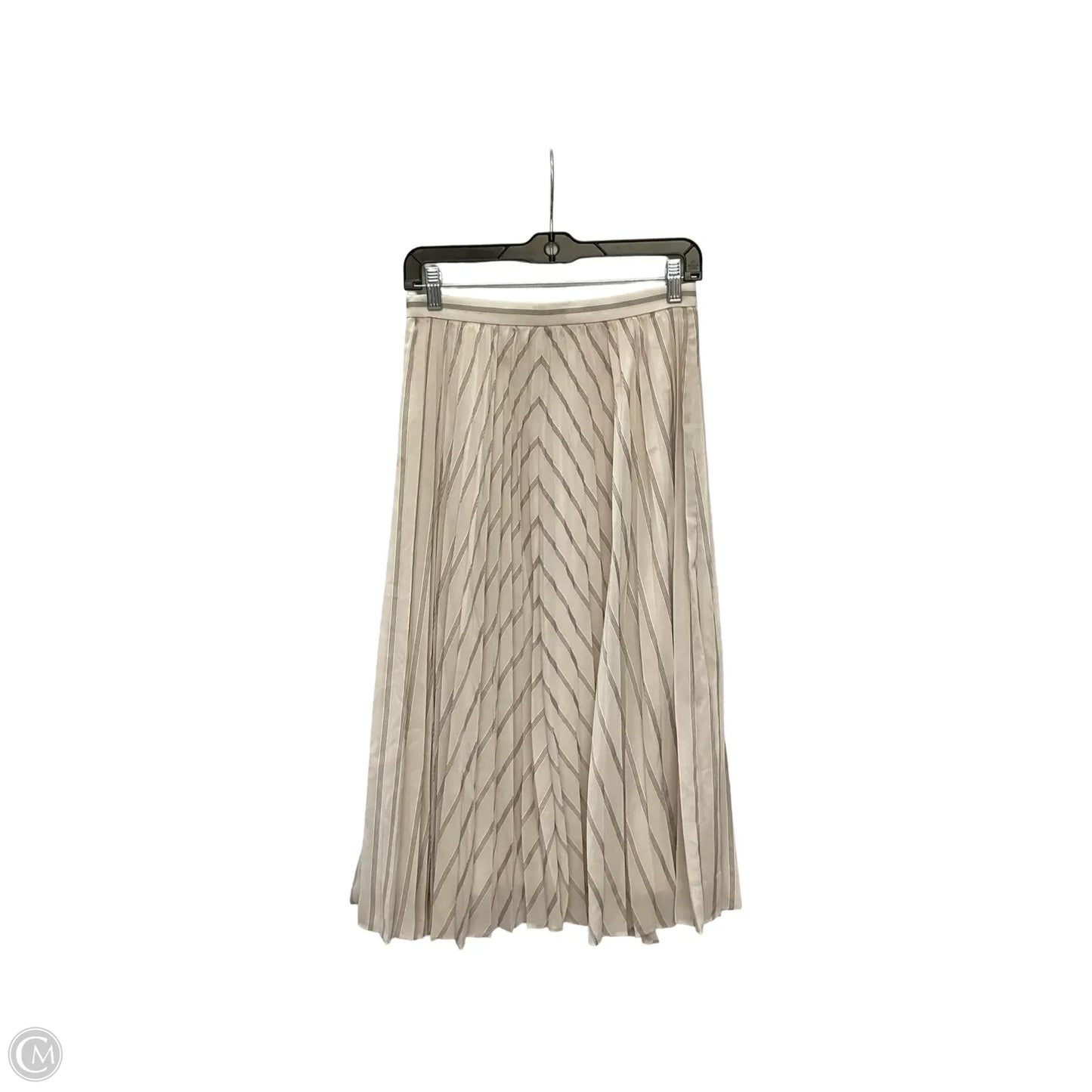 Skirt Midi By Banana Republic In Striped Pattern, Size: 2p