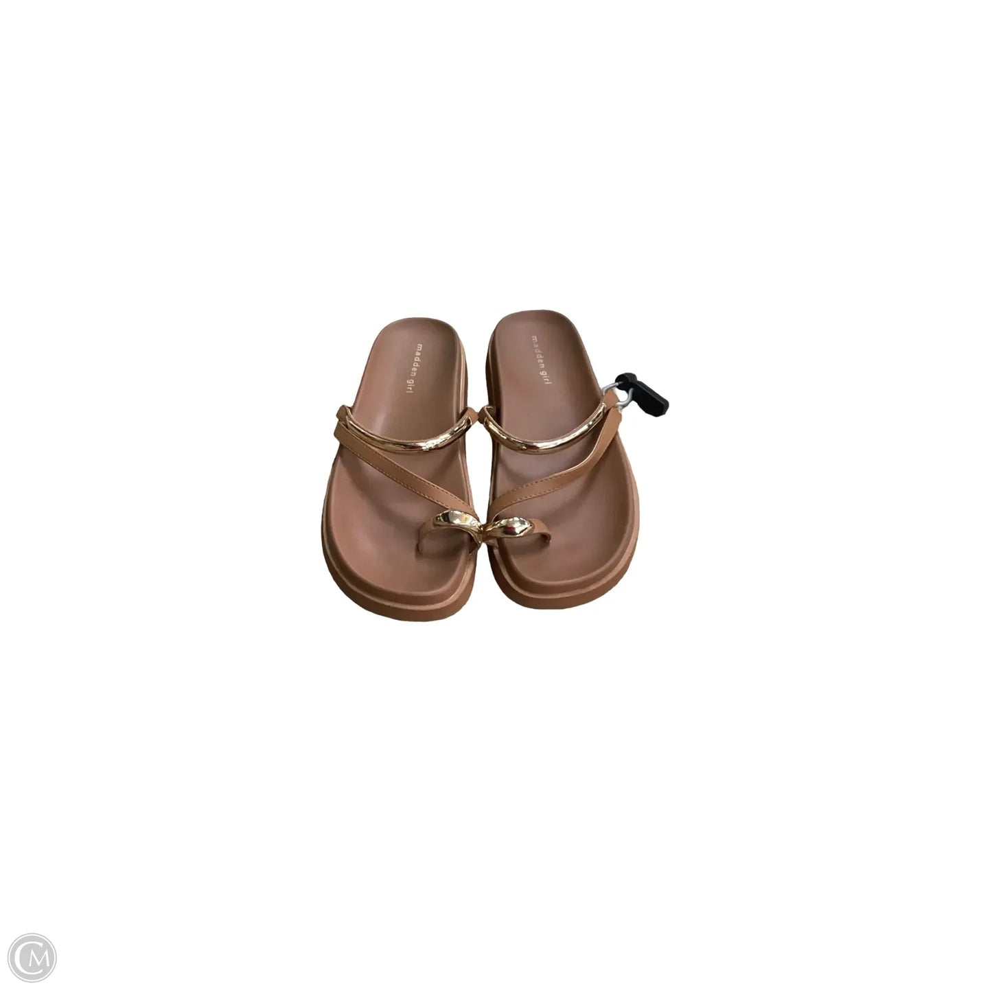 Sandals Flats By Madden Girl In Brown, Size: 8