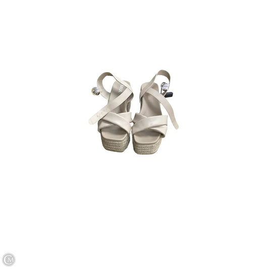 Sandals Heels Block By Mia In Tan, Size: 7.5