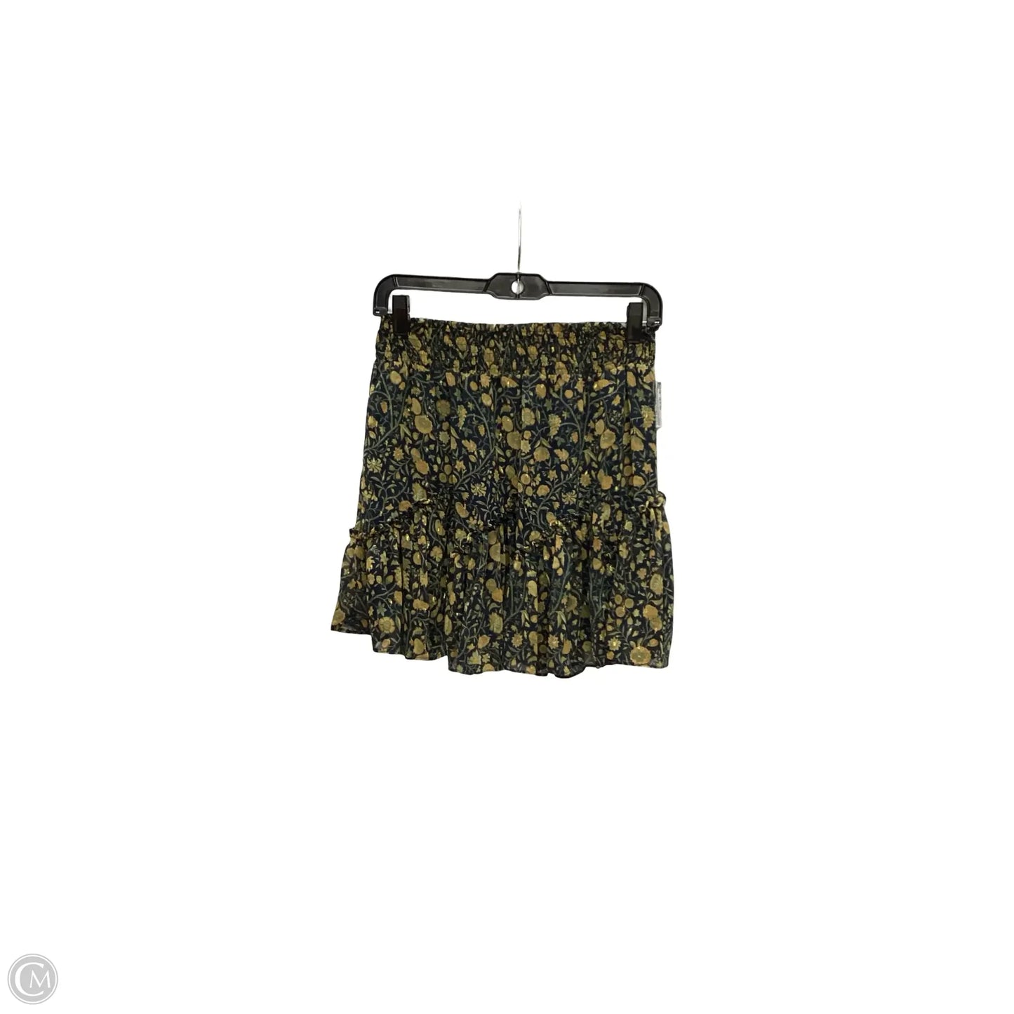 Skirt Mini & Short By Luminary In Floral Print, Size: M