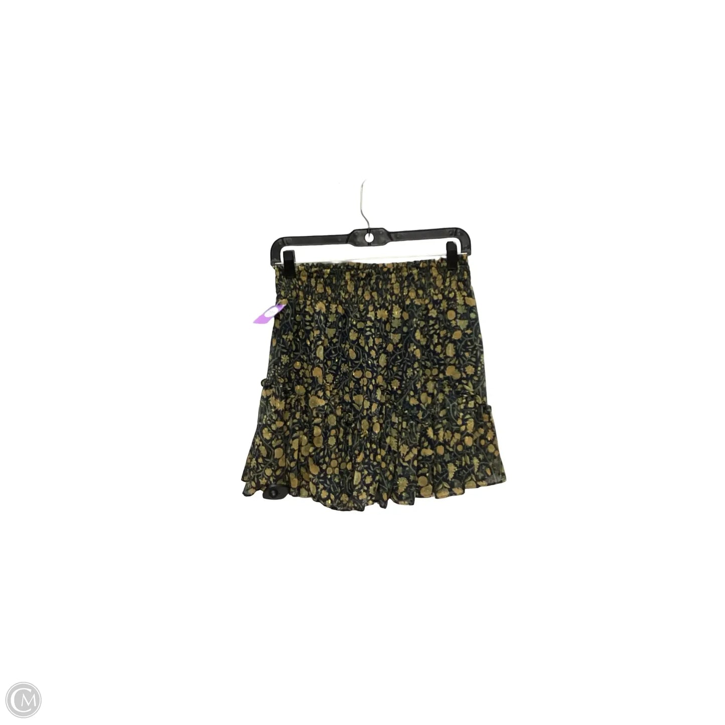 Skirt Mini & Short By Luminary In Floral Print, Size: M