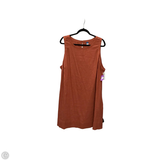 Dress Casual Short By Old Navy In Orange, Size: 2x