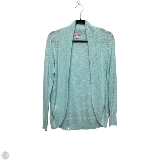 Cardigan Designer By Lilly Pulitzer In Aqua, Size: M