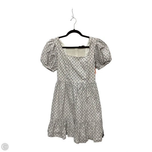 Designer Dress Casual Short By English Factory In Cream, Size: Xs