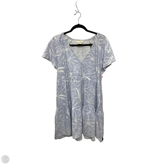 Dress Casual Short By Universal Thread In Blue, Size: L