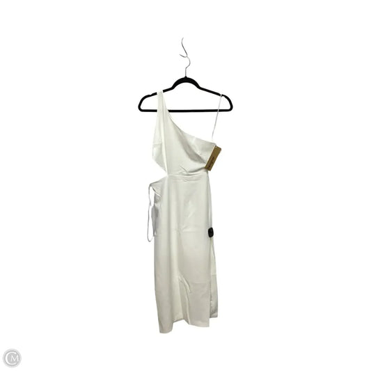 Designer Dress Party Midi By Bardot In White, Size: Xs