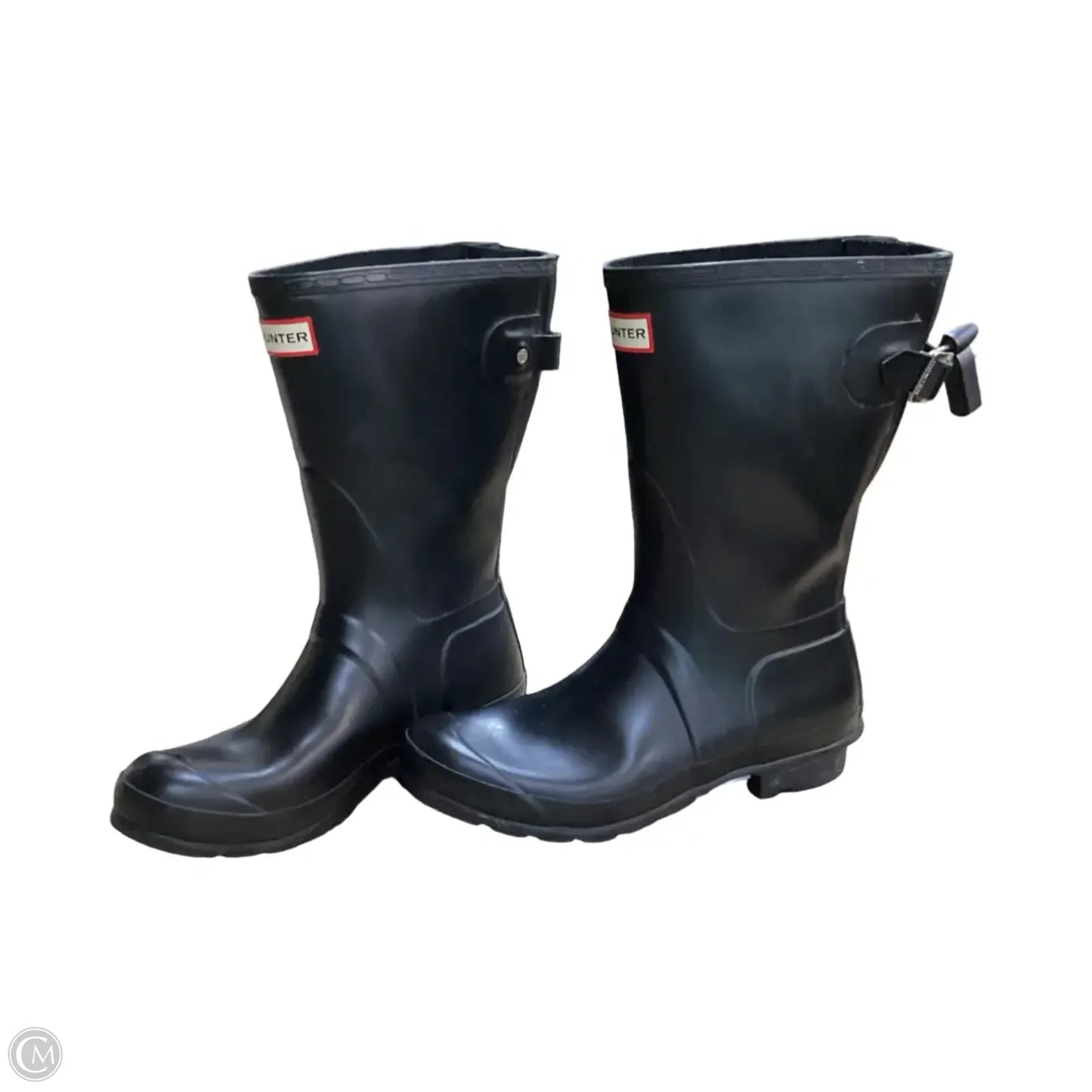 Boots Rain By Hunter In Black, Size: 9