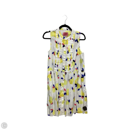 Dress Designer By Kate Spade In White, Size: S