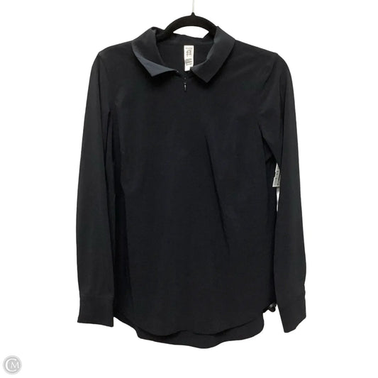 Athletic Jacket By Spanx In Black, Size: M