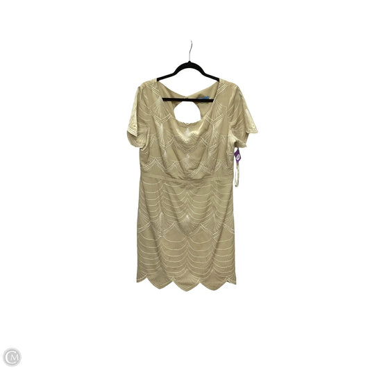 Dress Casual Short By Antonio Melani In Beige, Size: 14