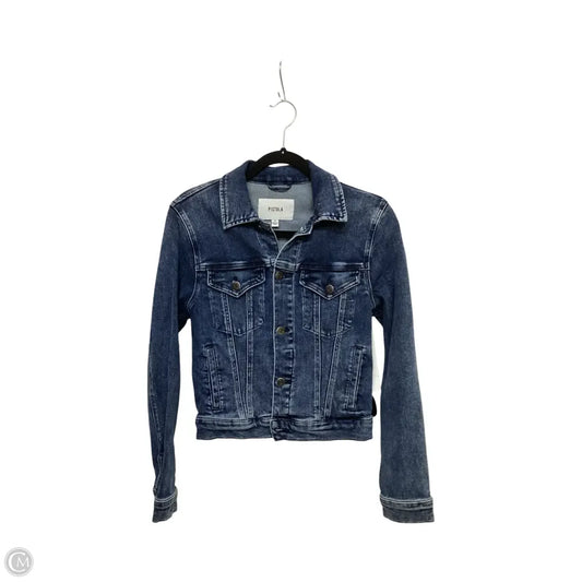 Jacket Denim By Pistola In Blue Denim, Size: S