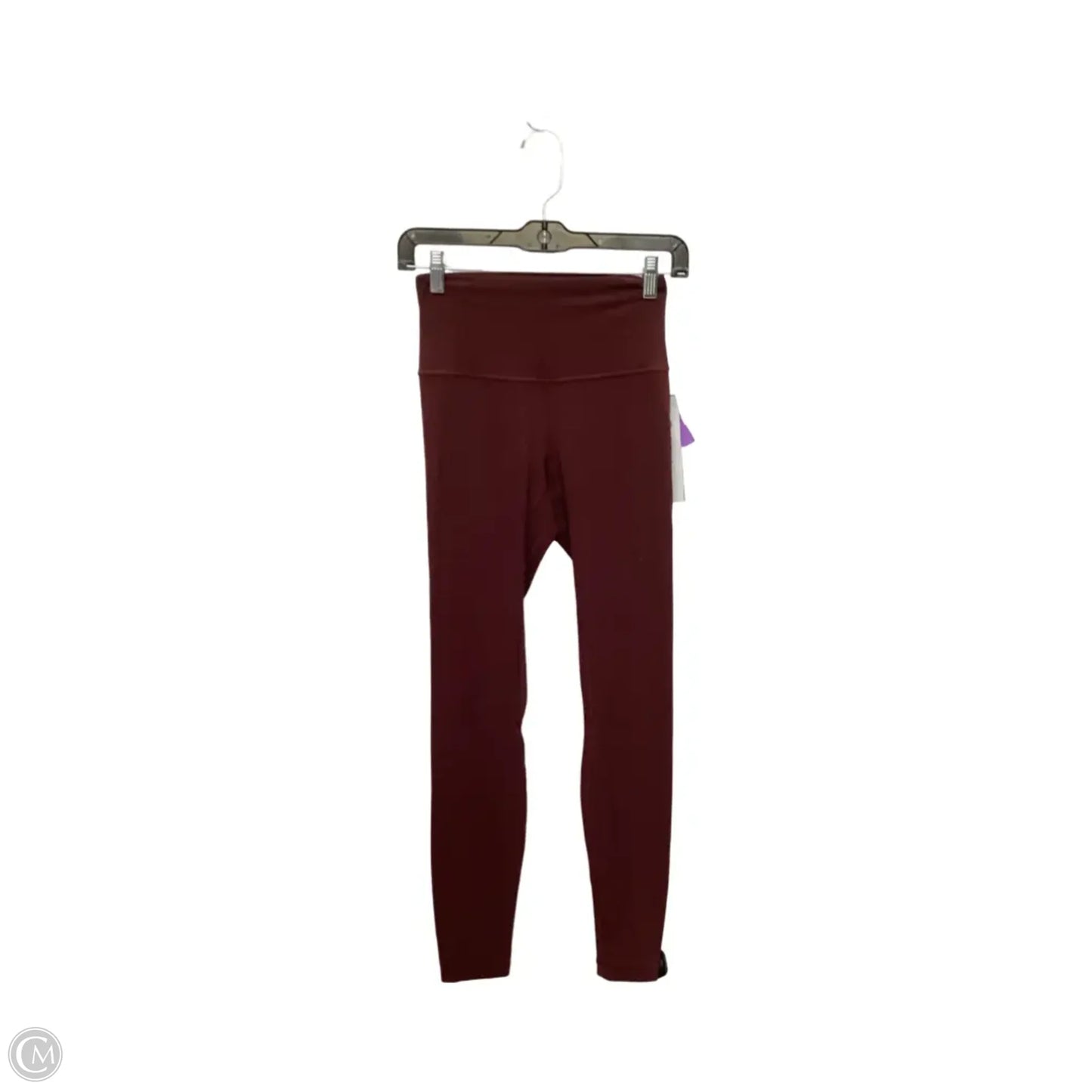 Athletic Leggings By Lululemon In Red, Size: 4
