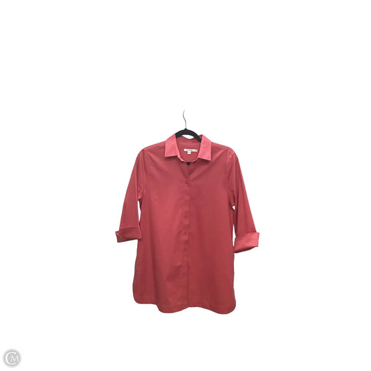 Blouse 3/4 Sleeve By Chicos In Pink, Size: S