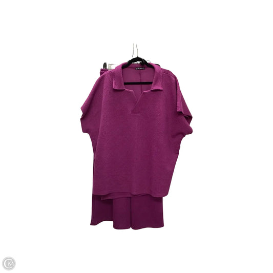 Pants Set 2pc By See And Be Seen In Purple, Size: 2x