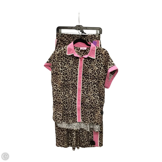 Pants Set 2pc By Entro In Animal Print, Size: S