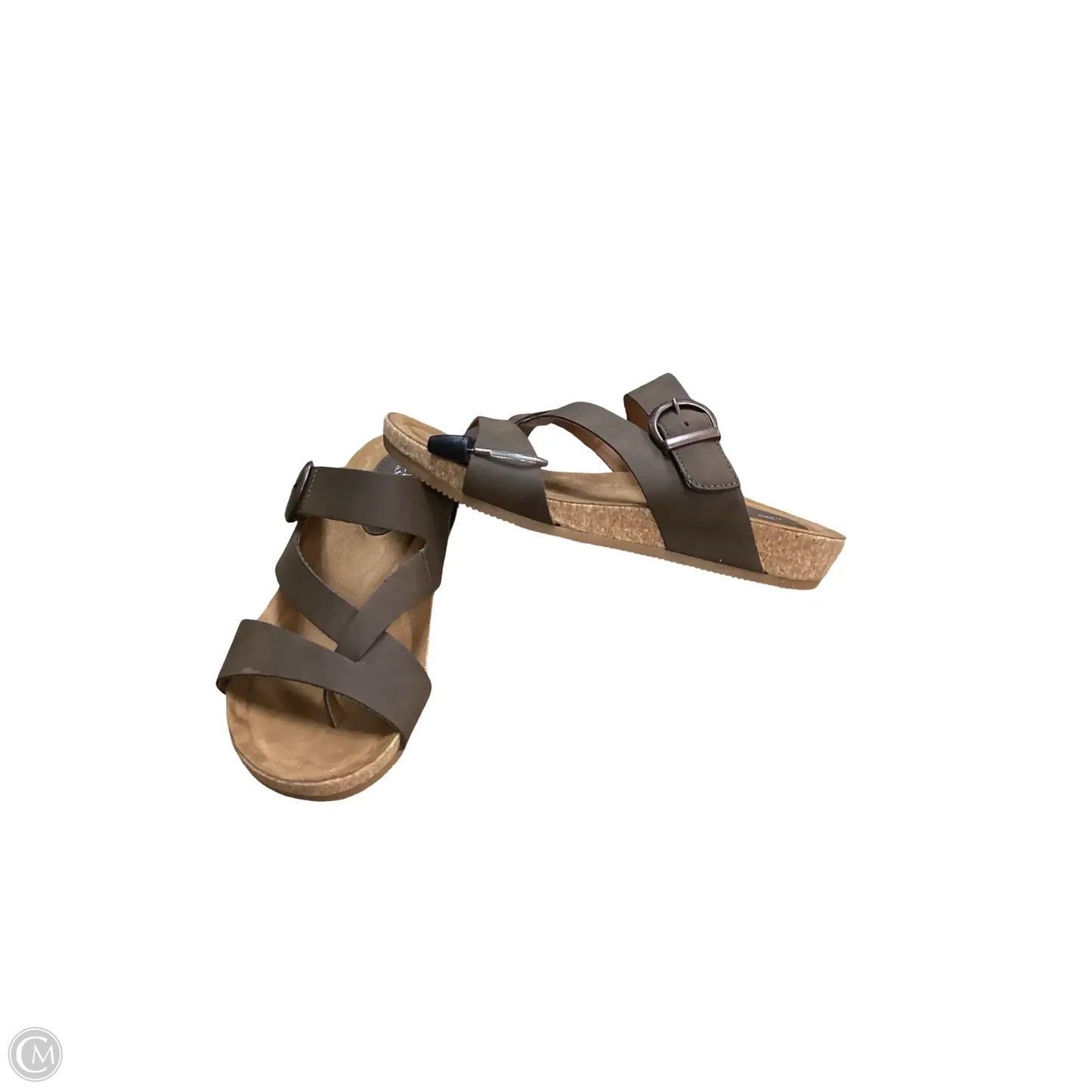Sandals Flats By Sofft In Brown, Size: 7.5