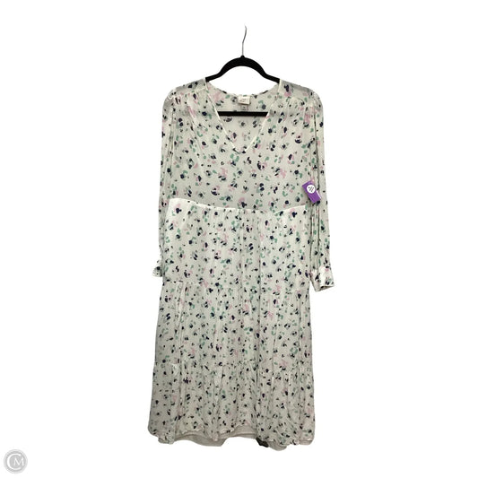 Dress Casual Midi By A New Day In Multi-colored, Size: Xs