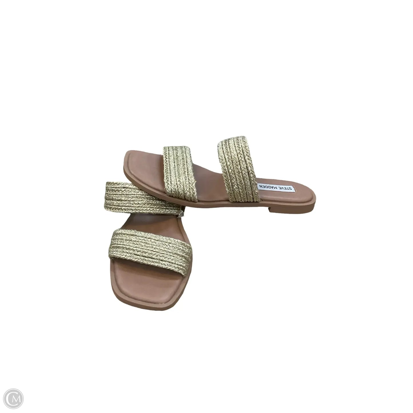 Sandals Flats By Steve Madden In Gold, Size: 7.5