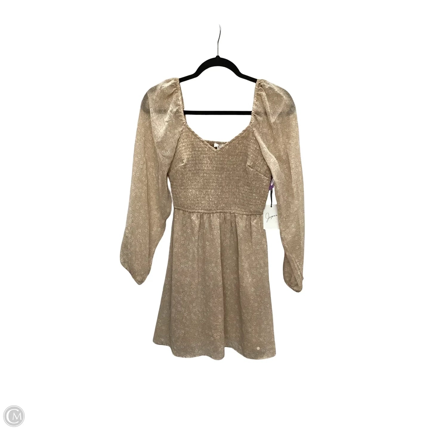 Dress Casual Short By Japna In Tan, Size: S
