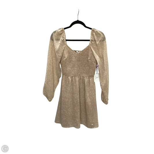 Dress Casual Short By Japna In Tan, Size: S