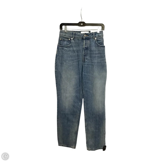 Designer Jeans Straight By Everlane In Blue Denim, Size: 10