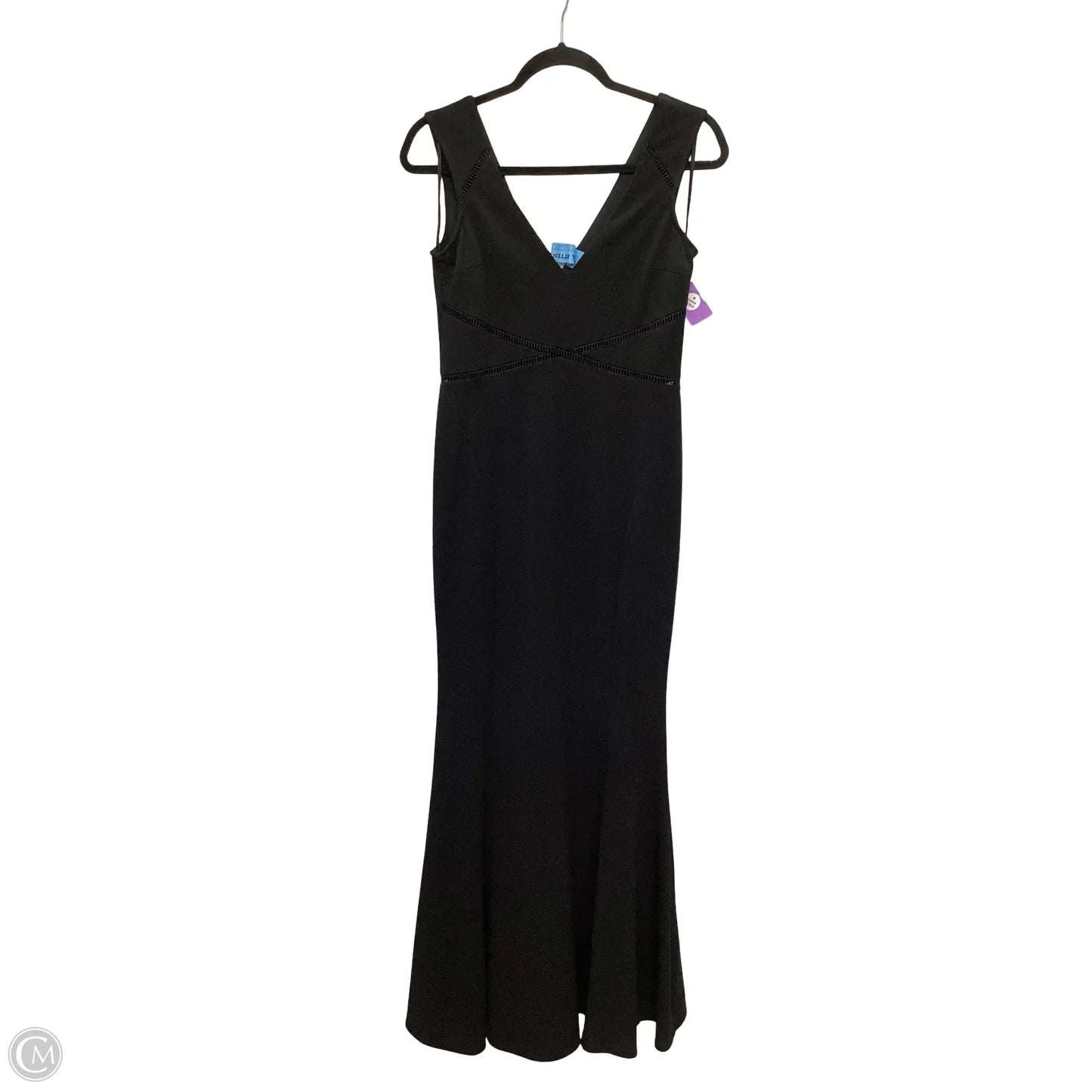Dress Party Long By Lulus In Black, Size: L