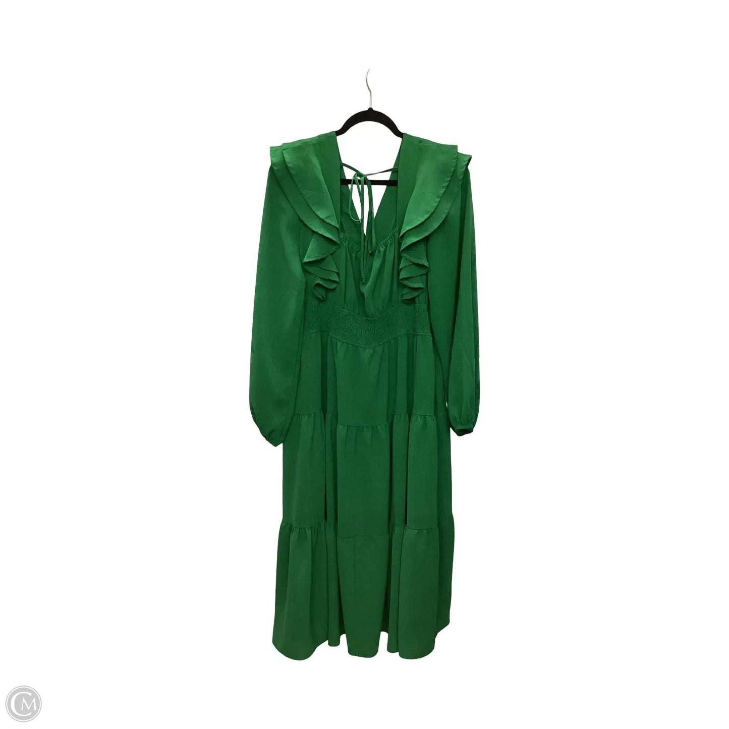 Dress Casual Maxi By Davi & Dani In Green, Size: L