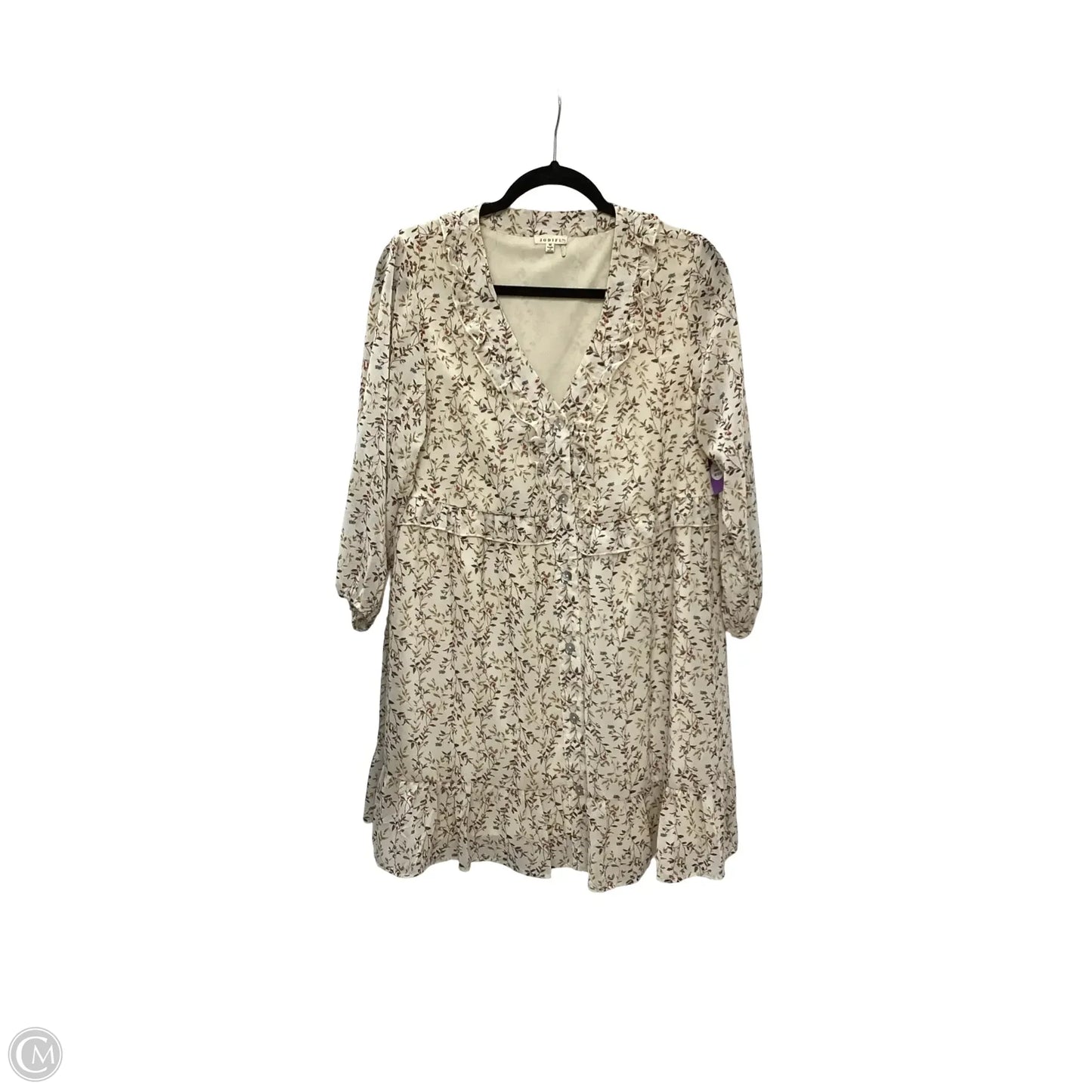 Dress Casual Short By Jodifl In Cream, Size: M