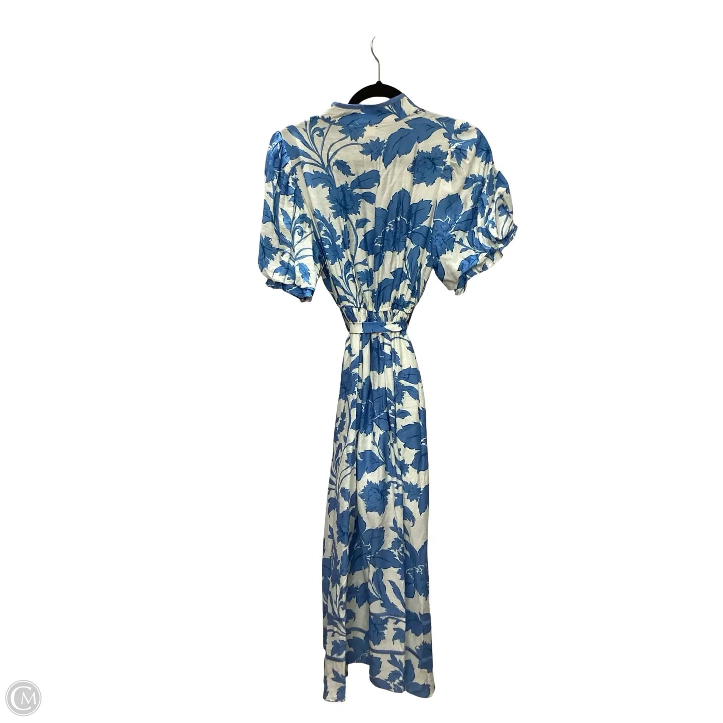 Dress Casual Maxi By Entro In Blue & White, Size: S
