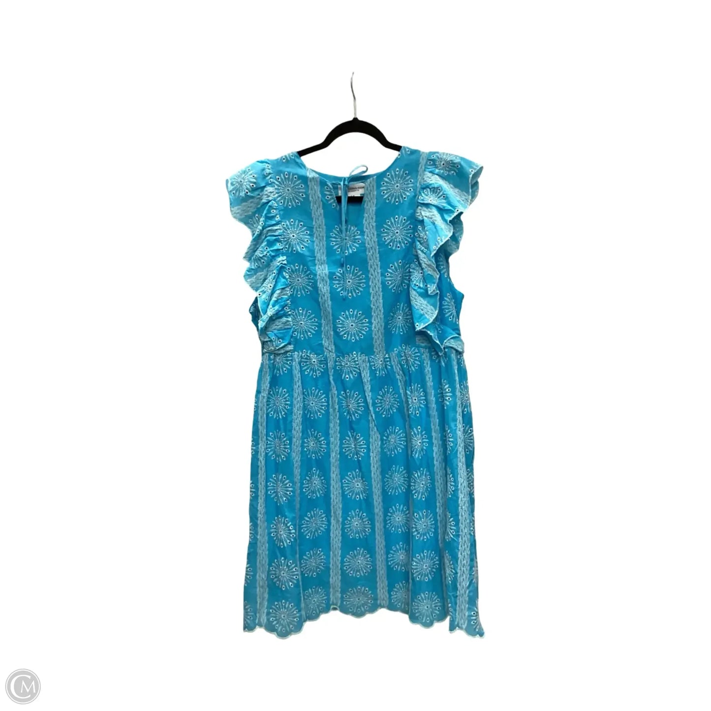 Dress Casual Midi By Chicsoul In Blue, Size: 1x